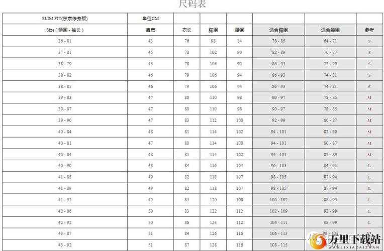 欧洲尺码日本尺码专线图片展示：时尚尺码之旅